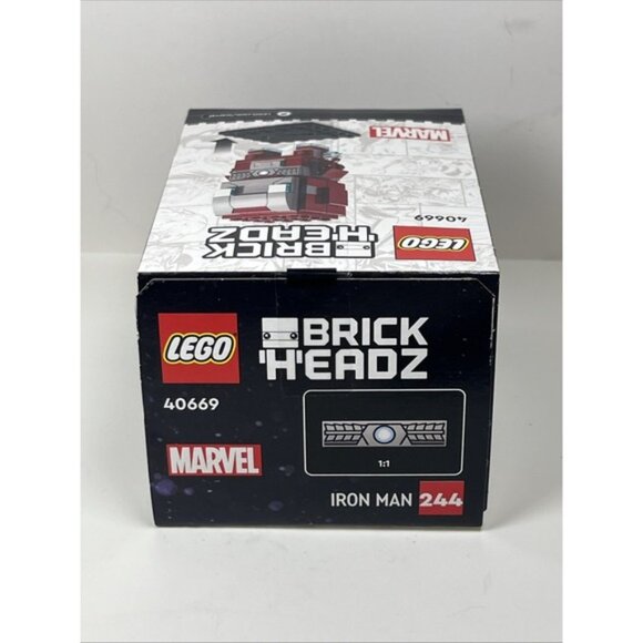 Lego‎ Brickheadz - Iron Man MK5 Figure - 40669 - Brand New & Sealed - Picture 5 of 6